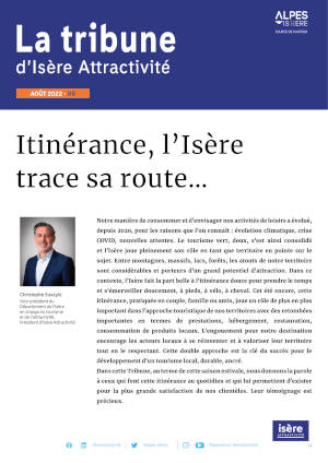 Tribune d'Isère Attractivité n°5 Itinérance, l’Isère trace sa route…