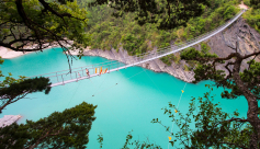 Tour des passerelles du lac de Monteynard-Avignonet