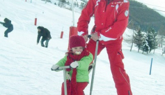 Bébé skieur avec l&#039;ESF de Corrençon
