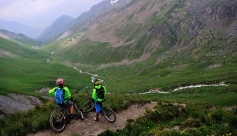 Le col de la Valette depuis Besse