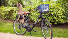 Location de vélos mécaniques avec porte-bébé à Vienne