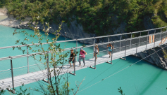 Passerelle de l&#039;Ebron (boucle en huit)