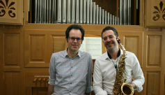 Concert en duo orgue et saxophone par Jean-Pierre Rolland et Sylvain Guignery-Gouérec
