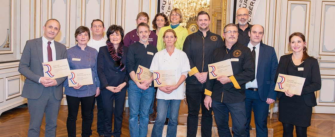 Cérémonie de remise des titres de Maîtres Restaurateurs de l'Isère - 2017