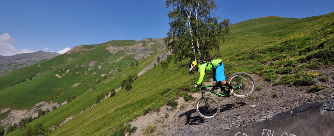 La descente du GR54