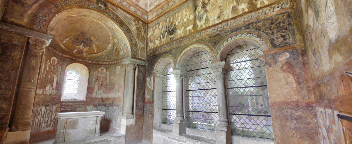 Fresques romanes de la Chapelle Haute