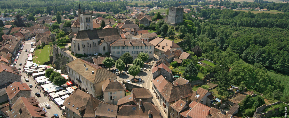 Quartier historique de Morestel, cit des peintres - Balcons du Dauphin - Nord-Isre -  moins d'une heure de Lyon