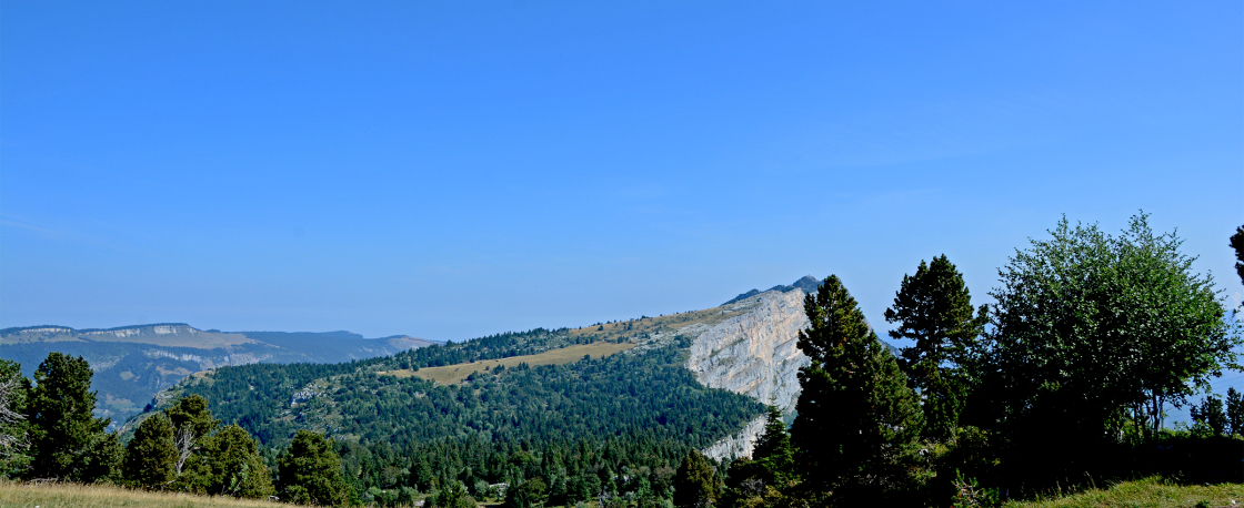 Vue depuis la Combe des Virets Lans en Vercors