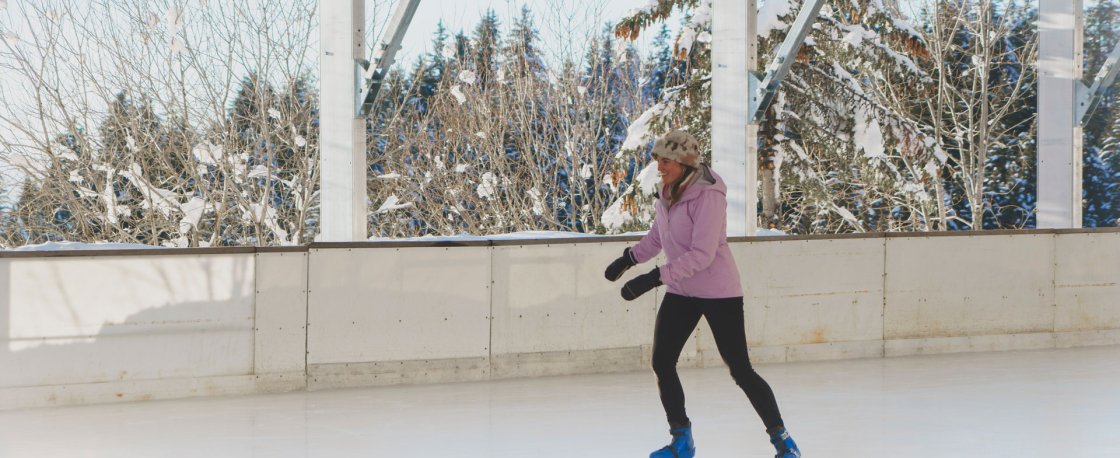 Photo session patinage Chamrousse