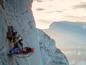 Nuit en falaises dans le Vercors