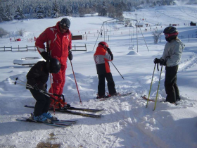 Pistes de ski au dpart du gte