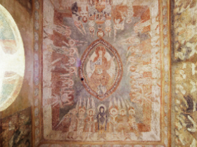 Chapelle Haute de Saint-Chef - Fresques romanes