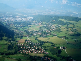 Valle de Jarrie vue arienne depuis Bri et Angonnes