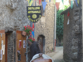 Petite pause  la distillerie de la Salettina