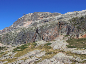 Vue du Dme des Rousses  partir du Lac Besson