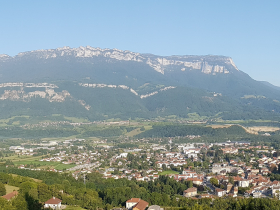 Point de vue sur la valle et des Contreforts de la Chartreuse