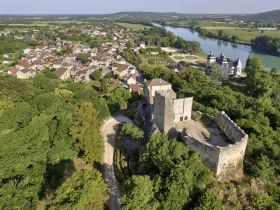 Vue arienne de Vertrieu