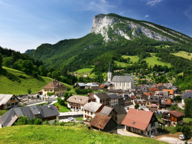 Le village de St Pierre d'Entremont