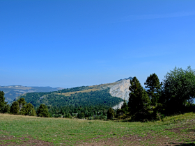 Vue depuis la Combe des Virets Lans en Vercors