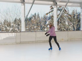 Photo session patinage Chamrousse