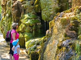 Le jardin des fontaines pétrifiantes