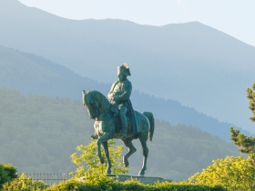 La route Napoléon à cheval